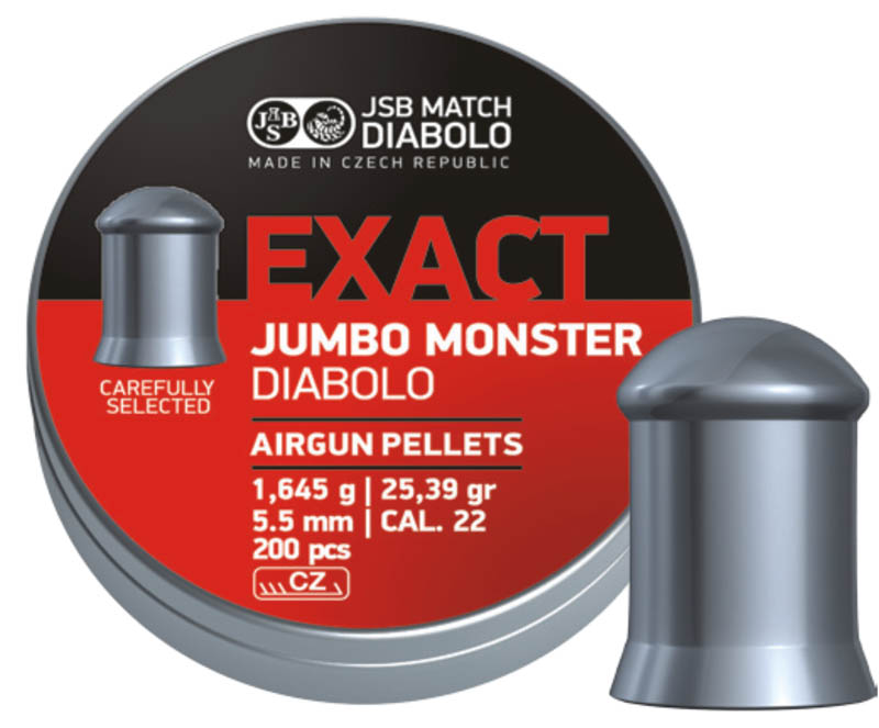 JSB Exact Jumbo Monster Diablo .22 pellets (200)